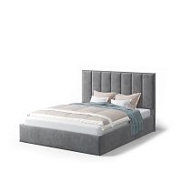 Кровать с подъемным механизмом Лира 120х200, серый